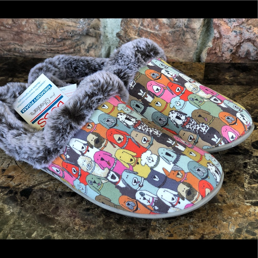 Skechers  Dog Cuddle Mutts Slip On Casual Shoes - Picture 3 of 16